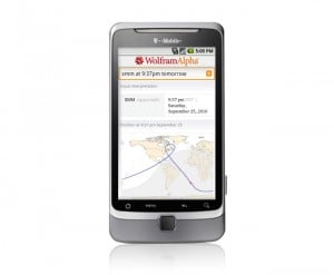 WolframAlpha’s Android App