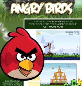 Angry Birds For Android Now Available