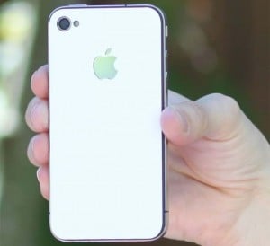 White iPhone 4 Decal