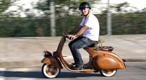 Wooden Vespa
