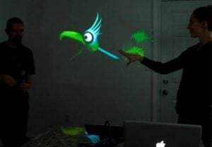 kinect hand puppets