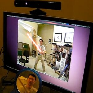 Kinect Hack Turns Broomstick Into Lightsaber