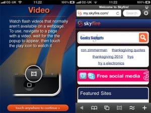 Skyfire iPhone App