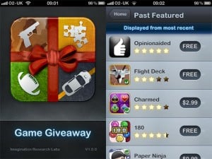 Game Giveaway iPhone
