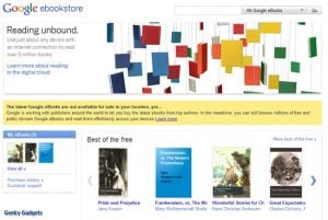 Google ebookstore