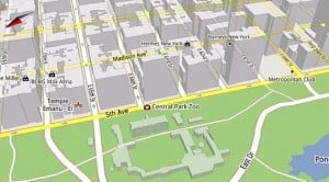 Google Nexus S Running Google Maps 5.0