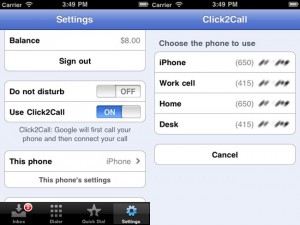 Google Voice App