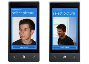 WP7 facial recognition