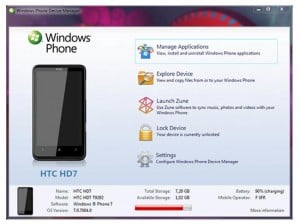 Windows Phone 7 Device Manager