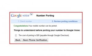 google number porting