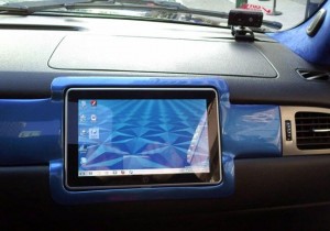 HP Slate Gets Installed In A Vehicle Dash