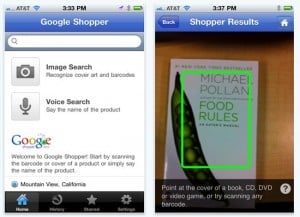 Google Shopper iPhone App