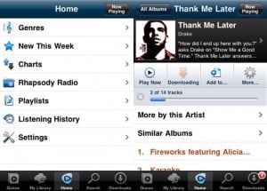 Rhapsody iPhone