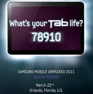 Samsung To Announce 8.9 Inch Galaxy Tab