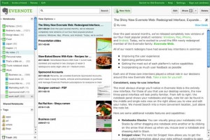 Evernote Web App