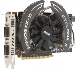 MSI N550GTX-TI Graphics Cards Announced