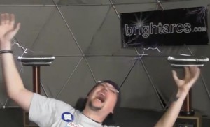 Tesla Coils Kinect Hack