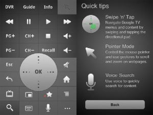 Google TV iPhone App