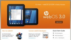 HP webOS 3.0 SDK