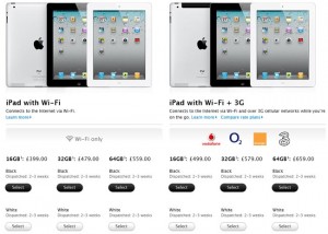 iPad 2 UK
