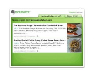 Evernote Clipping