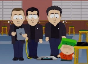 South Park Apple tracking
