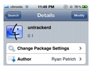 Untrackerd