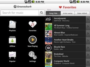 Grooveshark Android
