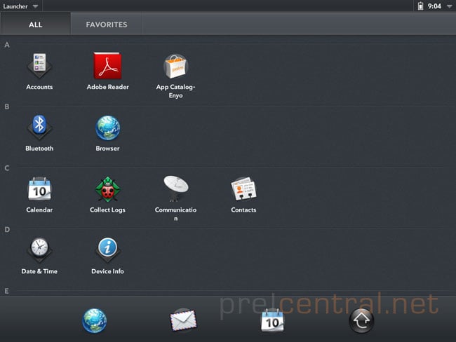 HP webOS Beta 1 Emulator