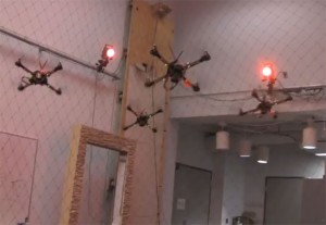 Formation quadrocopters