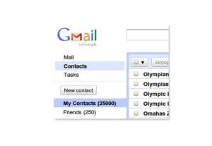 Gmail Contact Limit 25000