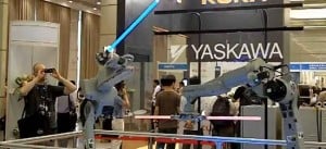Lightsaber robots