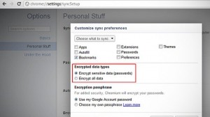 Personal Data Encryption Option To Its Chrome Browser