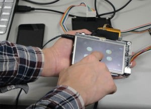 Tactile Touchscreen Prototype
