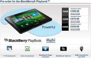 BlackBerry PlayBook UK