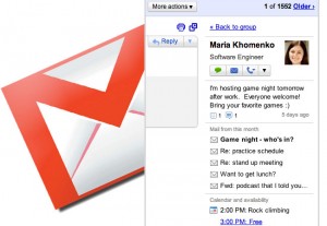 Gmail People Widget