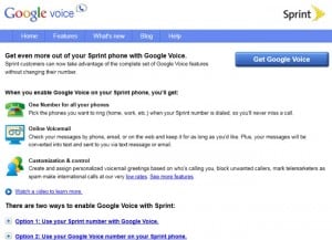 Google Voice Sprint