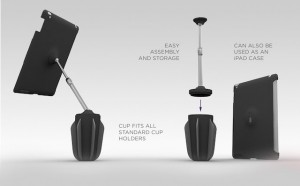 Cup Holder iPad Stand