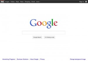 New Google Homepage