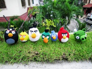 Angry Birds crochet
