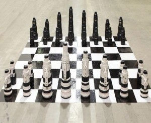 Camera Lens Chess Set