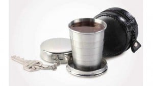 Collapsible shot glass
