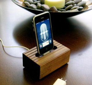 Handcrafted Wooden iPhone And iPad Docks