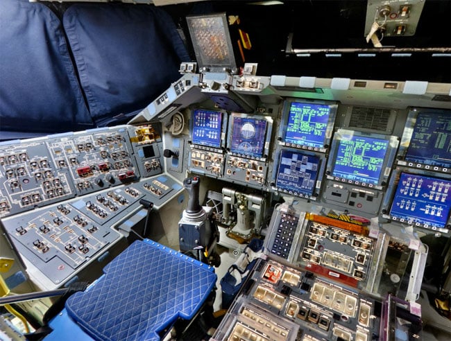 Space Shuttle Flight Deck