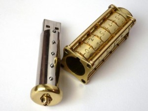 Steampunk Secured Flash Drive
