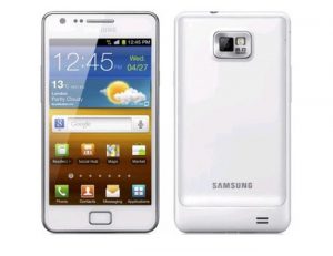 White Samsung Galaxy S II
