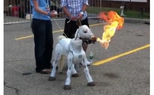 Firebreathing Pony