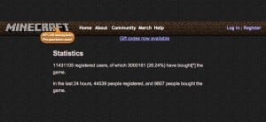 Minecraft 3 Million