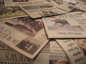 Old newspapers