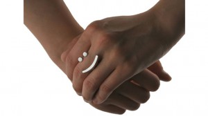 Smiley face ring